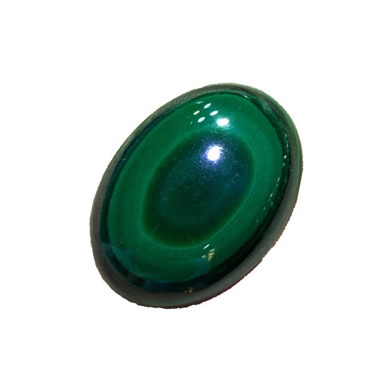 Anello malachite fiore