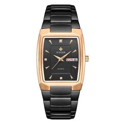 Orologio uomo quadrato impermeabile
