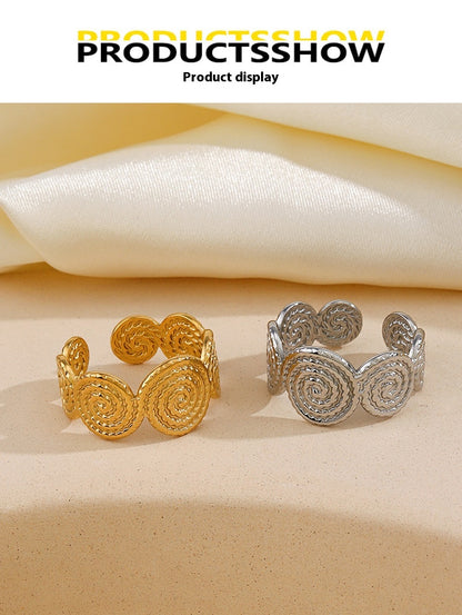 Anello regolabile a spirale