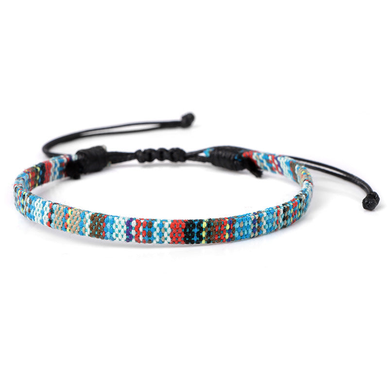 Braccialetto boho iridescente