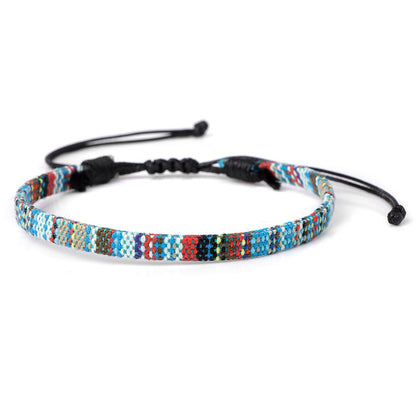 Braccialetto boho iridescente
