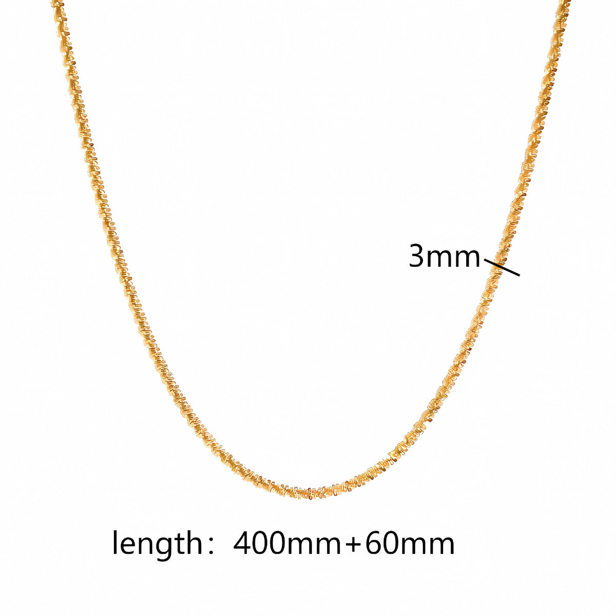 Collana acciaio inox personalizzabile