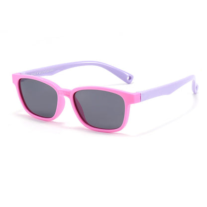 Occhiali da sole bambini silicone quadrati