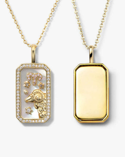 Collana zodiaco con diamanti
