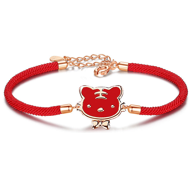 Bracciale rosso zodiaco