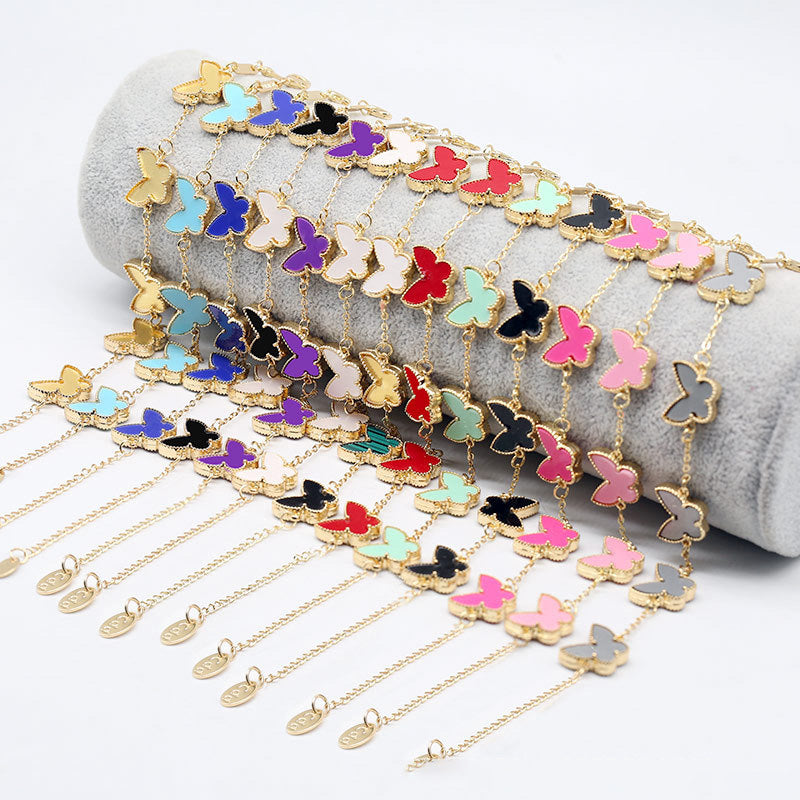 Bracciale farfalla e cuore