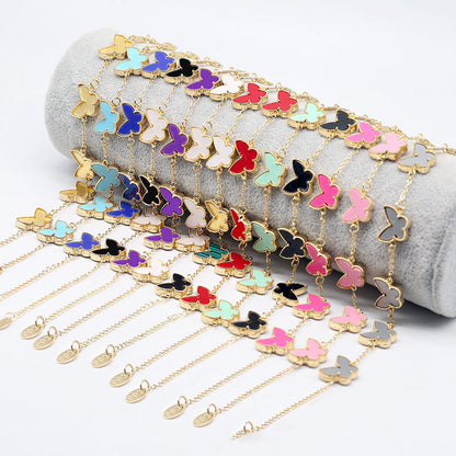 Bracciale farfalla e cuore