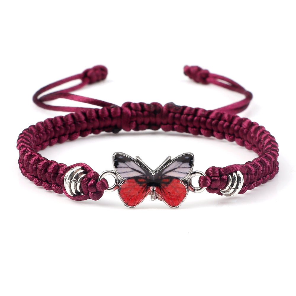 Bracciale Intrecciato Farfalla