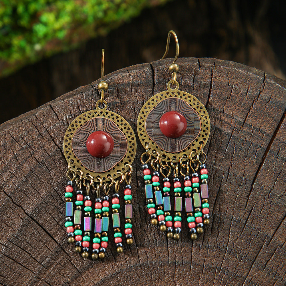 Orecchini boho con nappe