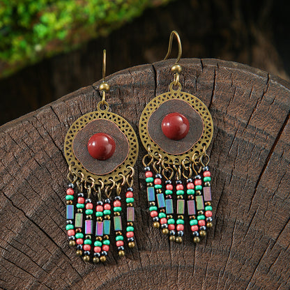 Orecchini boho con nappe