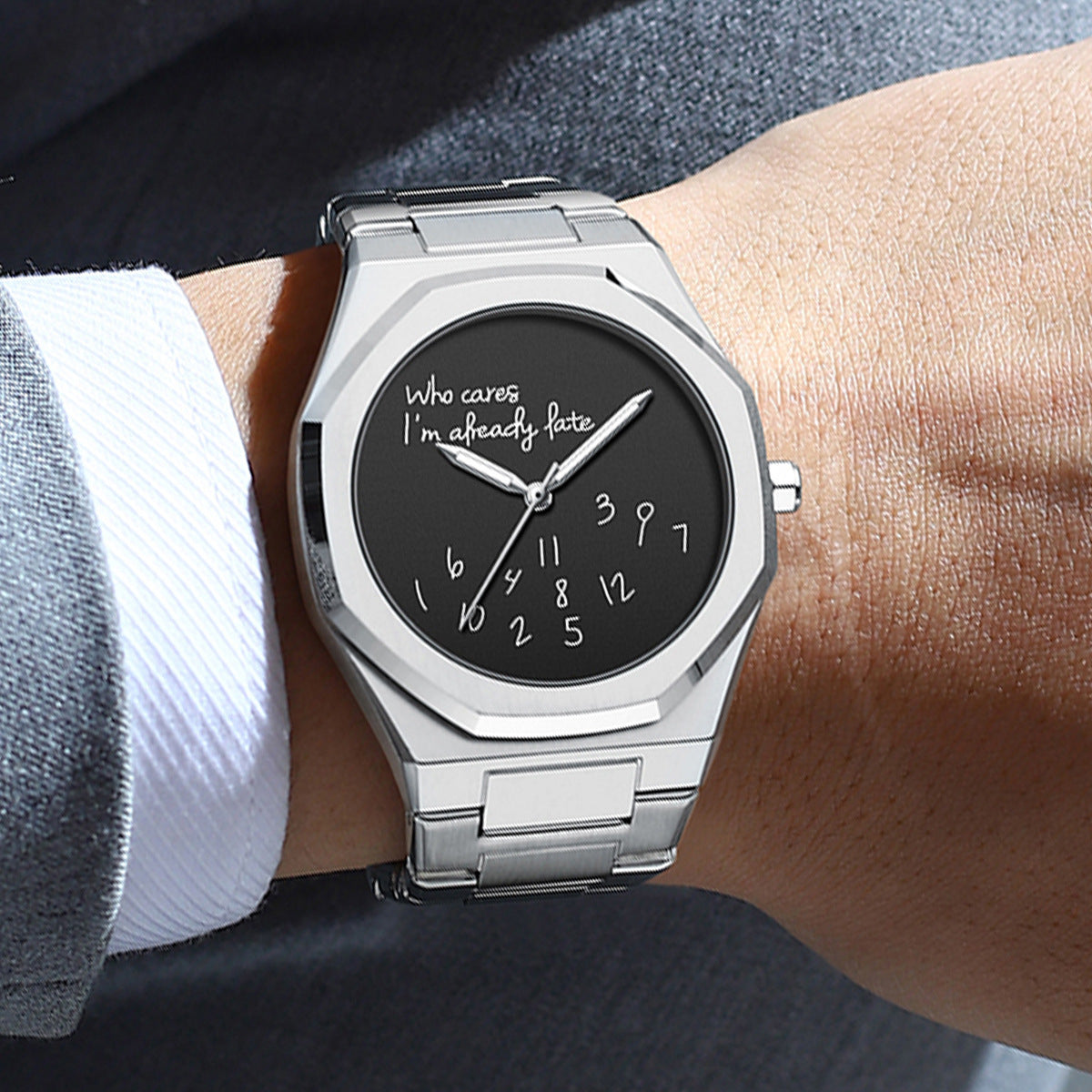 Orologio digitale ottagonale