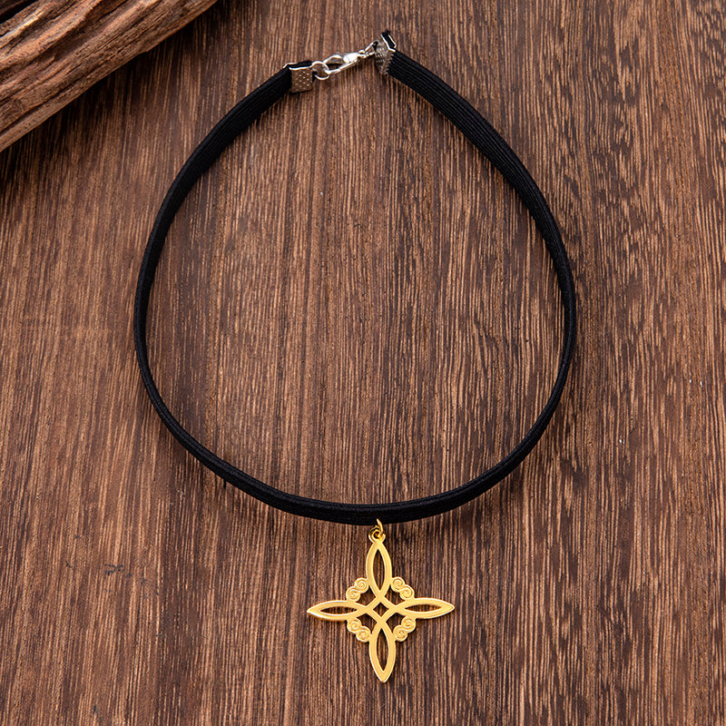 Collana choker nodo celtico