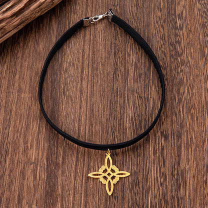 Collana choker nodo celtico