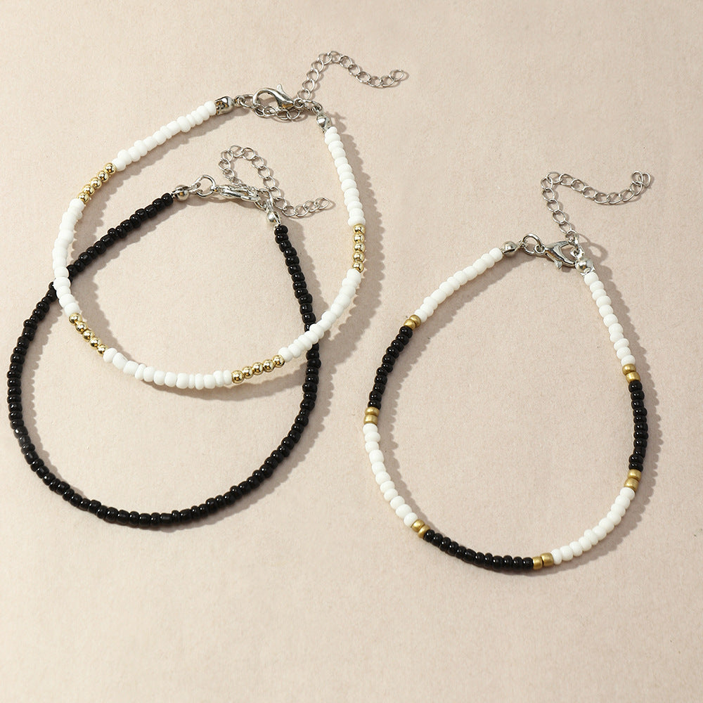 Cavigliera boho intrecciata