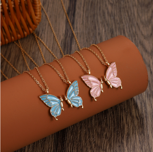 Collana Farfalla goccia