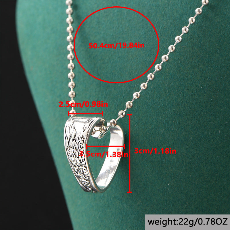Collana fiore e cuore