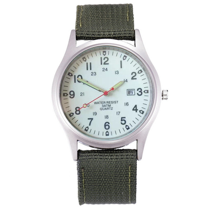 Orologio militare in tessuto