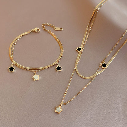 Collana Pentagramma Oro
