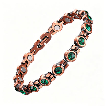 Bracciale Rame Cristalli