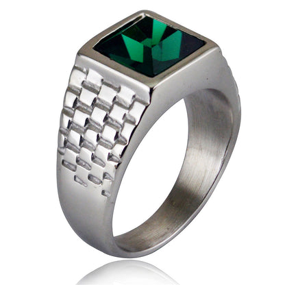 Anello retrò gemme