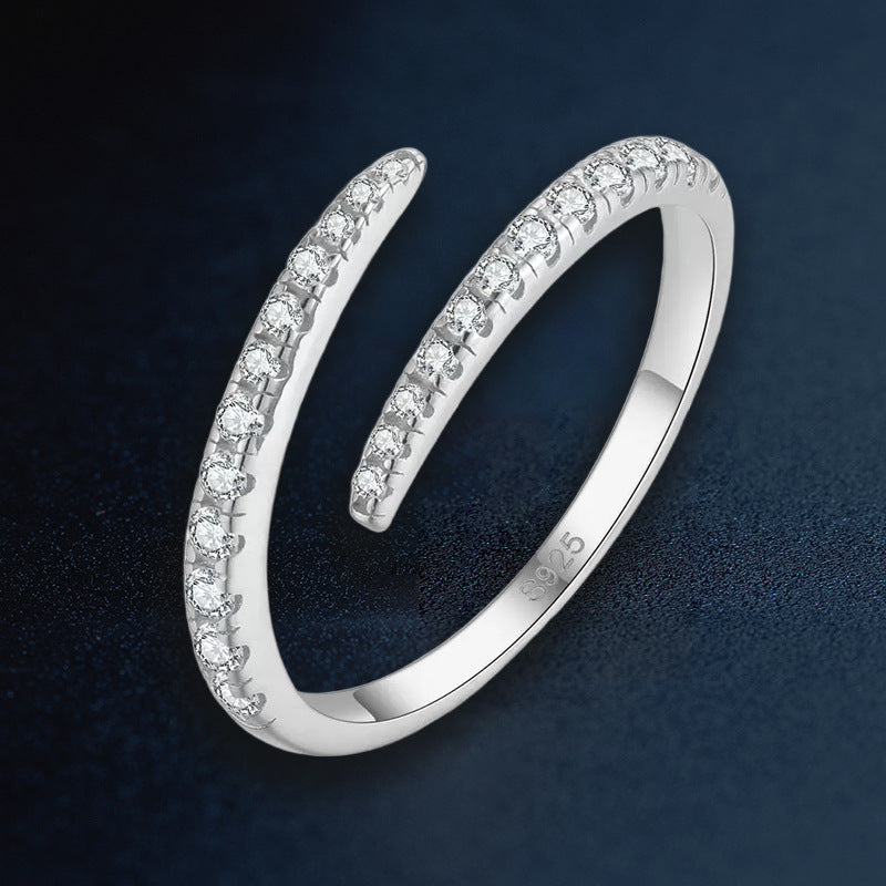 Anello Argento Torsione