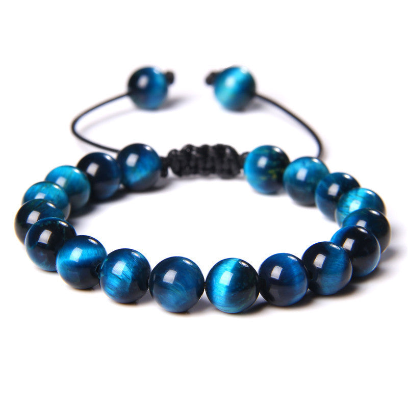 Bracciale occhio di tigre tessuto