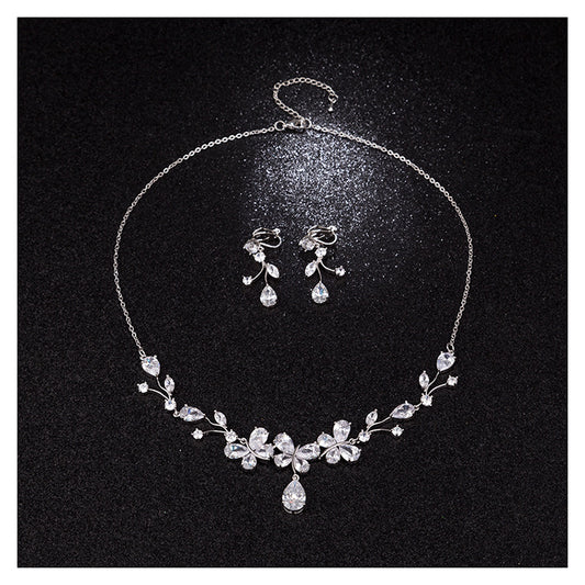 Parure farfalla zircone