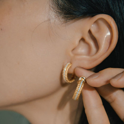 Orecchini Argento Grano