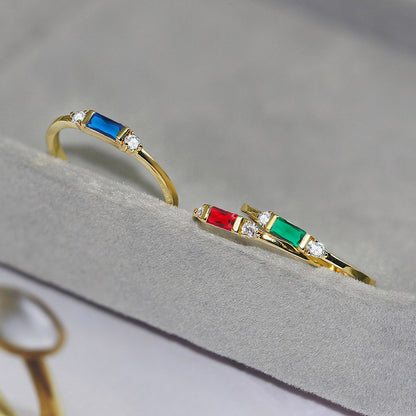 Anello fidanzamento geometrico