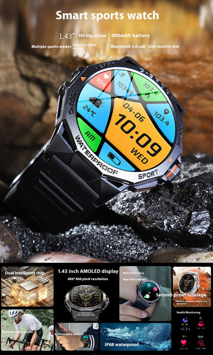 Smartwatch Bluetooth monitoraggio salute