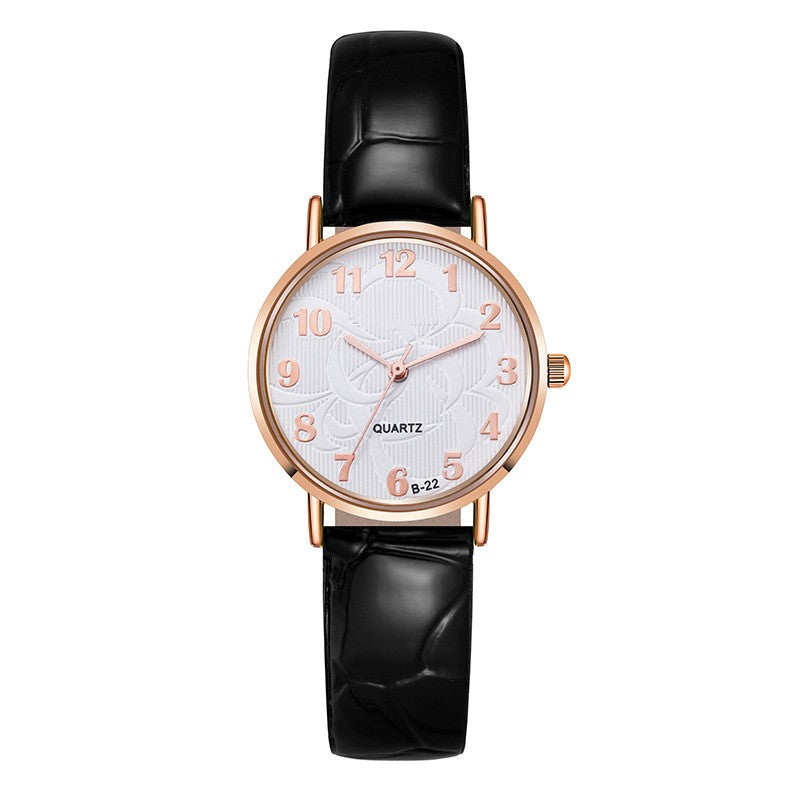 Orologio da donna impermeabile semplice al quarzo