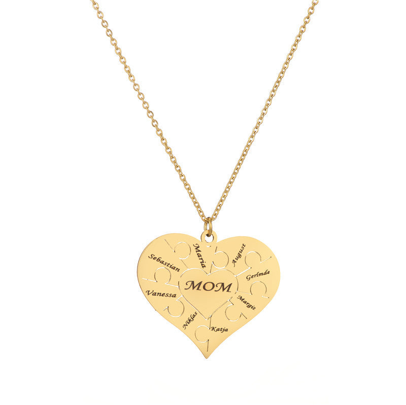 Collana Cuore Puzzle