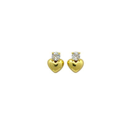 Orecchini a clip cuore