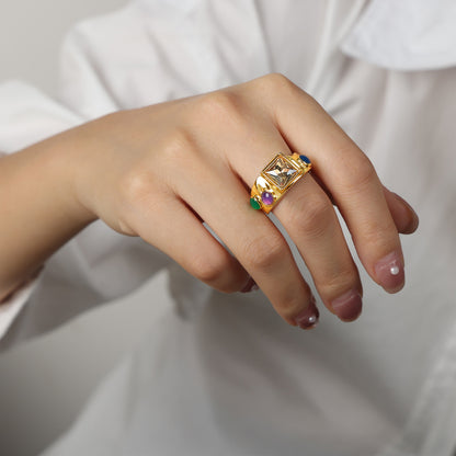 Anello pietra naturale da donna