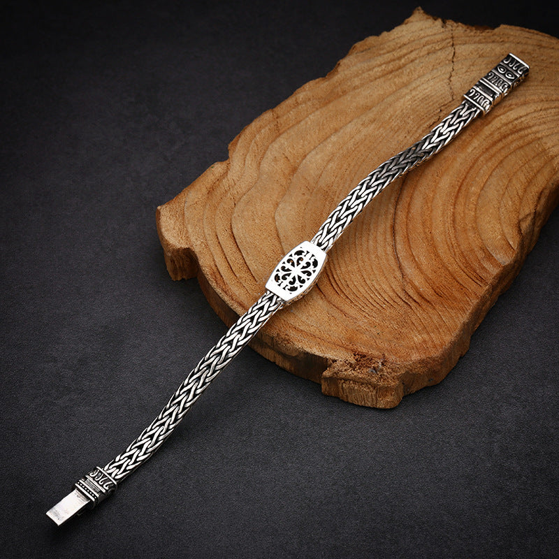 Braccialetto Argento Zircone Blu