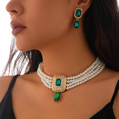 Collana di perle geometrica