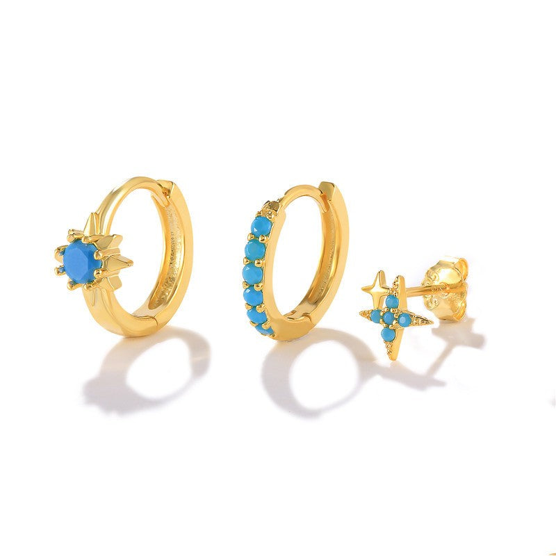 Set orecchini stella girasole