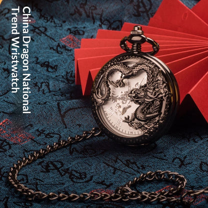 Orologio da tasca drago cinese