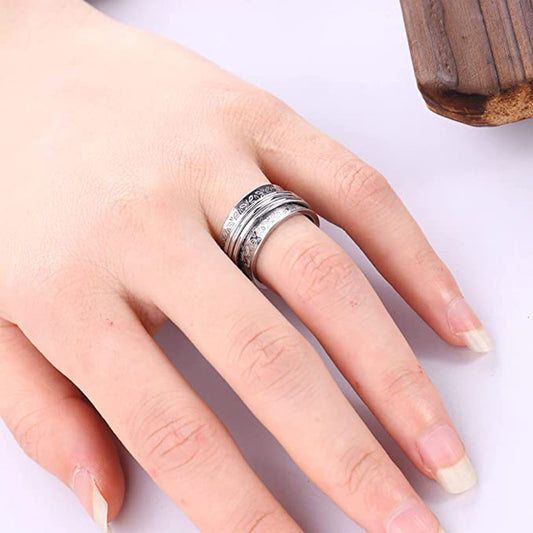 Anello farfalla girevole - vintage