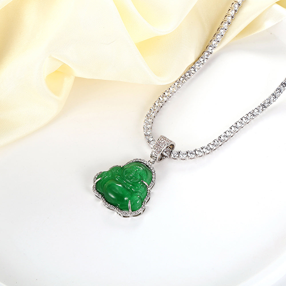 Collana Buddha con opale