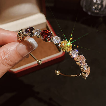 Bracciale Doppio Fiore Zircone
