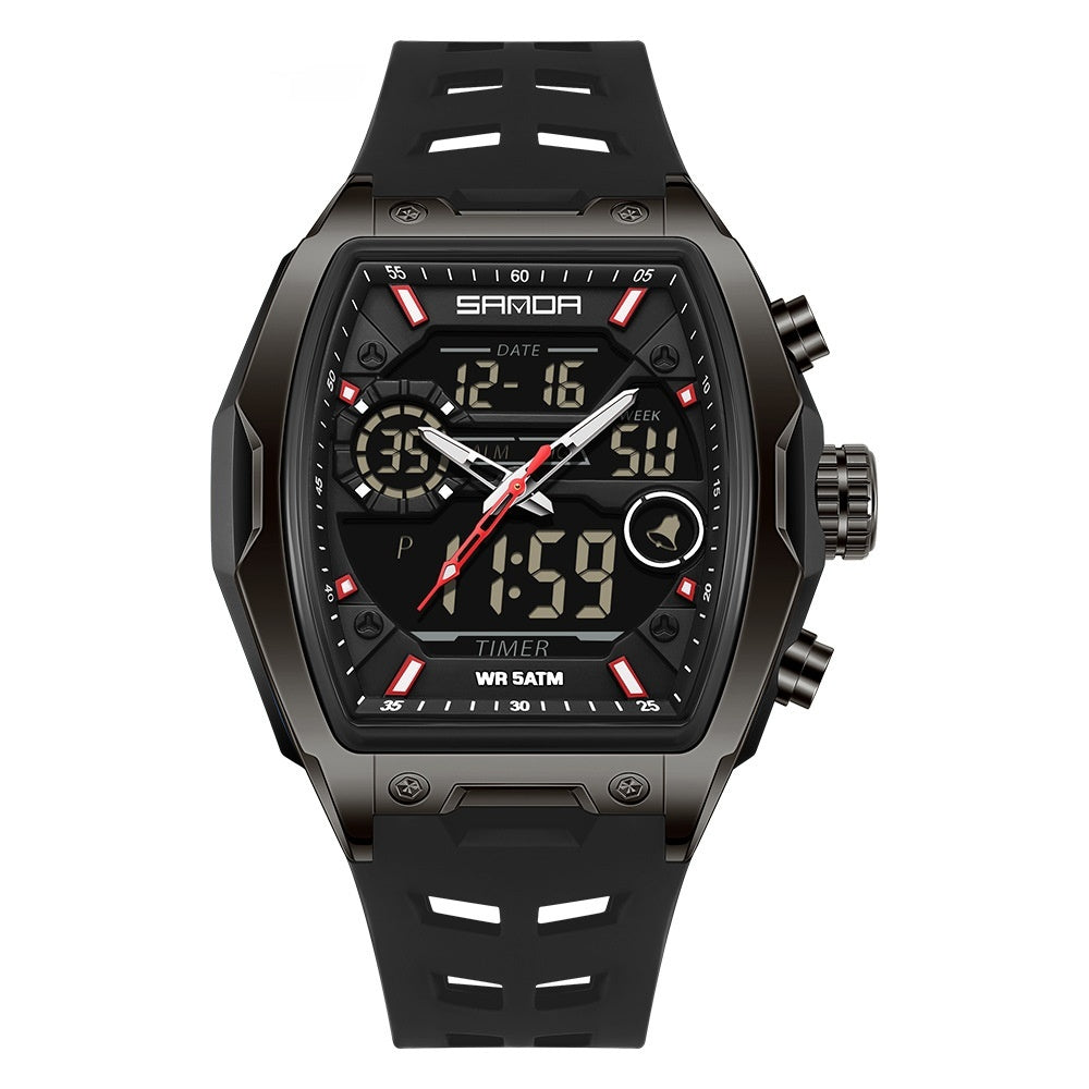 Orologio sportivo impermeabile a cilindro
