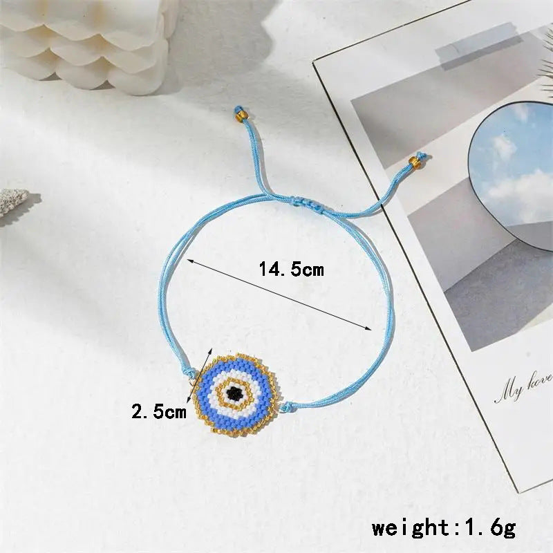 Bracciale geometrico con perline