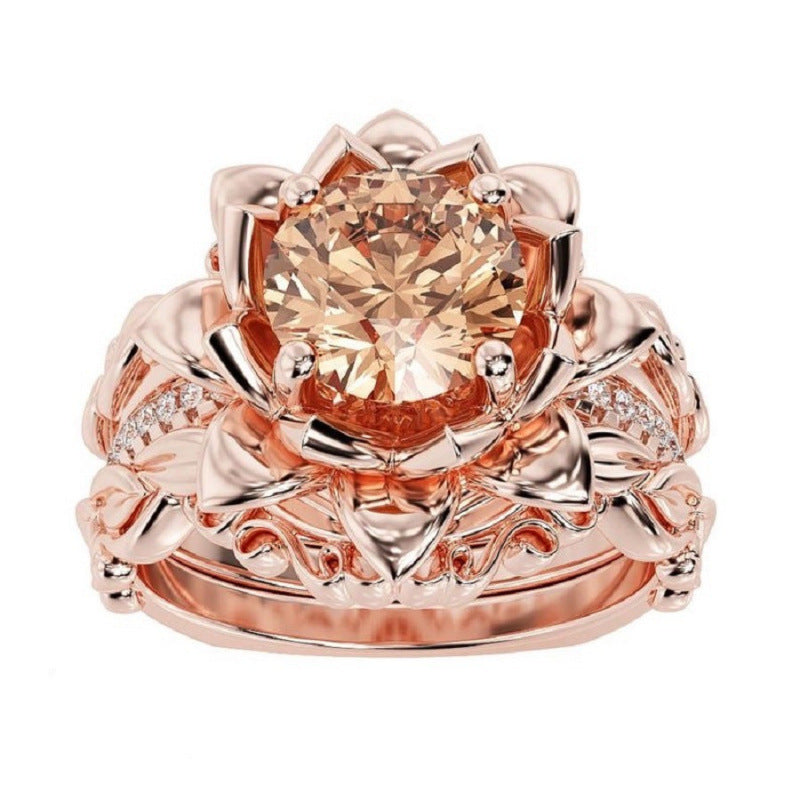 Anello Rosa Zircone