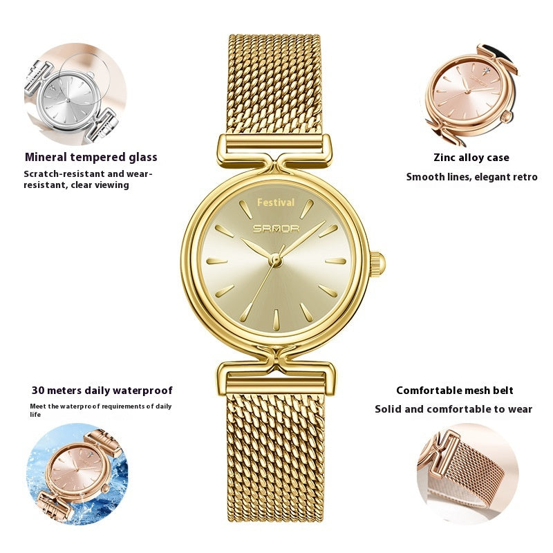Orologio donna maglia retrò