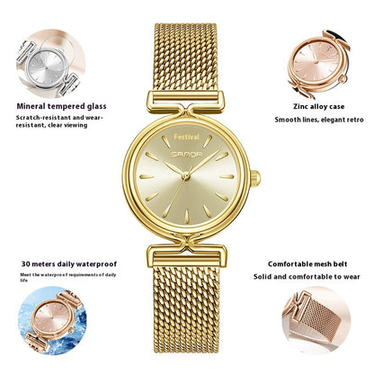 Orologio donna maglia retrò
