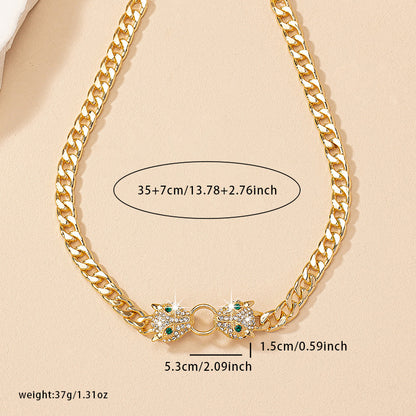 Collana leone smaltata