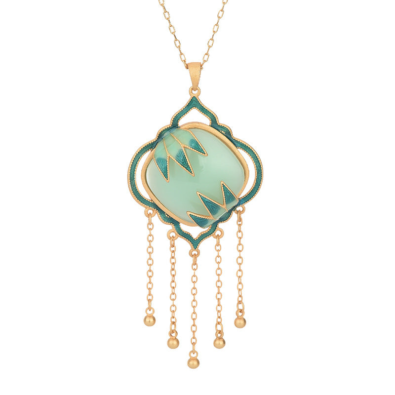 Collana foglia di bambù