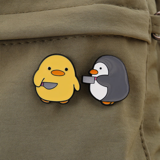 Spilla Pinguino giallo