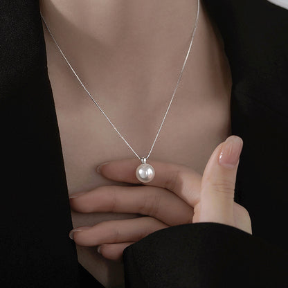 Collana perla argento